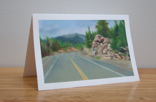 "Nederland" Hand painted card